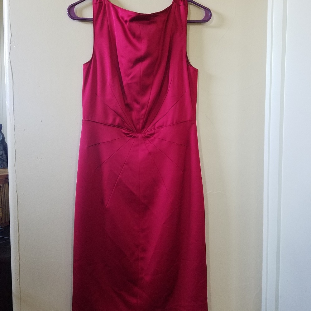 Red Banana Republic Starburst Sheath Dress